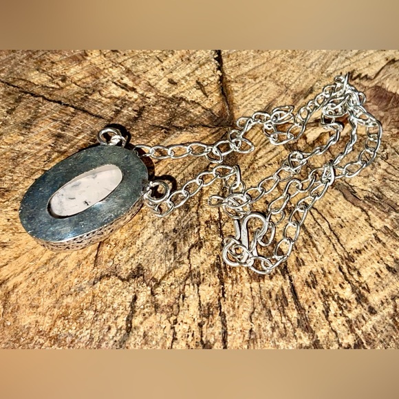 Dendritic Agate Pendant Necklace - Picture 12 of 13